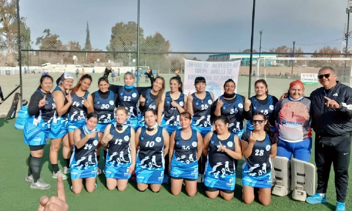Las Mamis Hockey de Pocito lograron una victoria ajustada