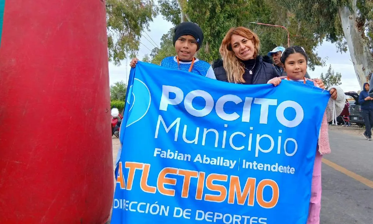 Maratón en Angaco: los chicos de Pocito brillaron en Mini Atletismo