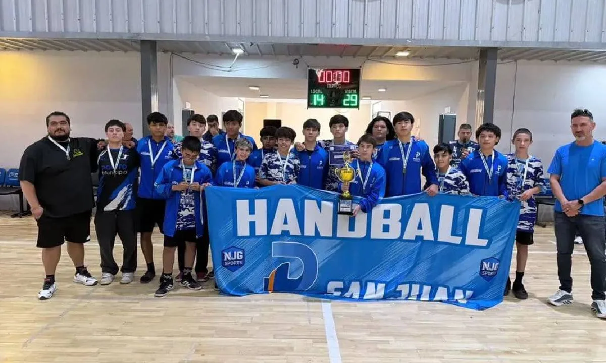 Pocito logró el segundo puesto en el Regional de Menores de Handball