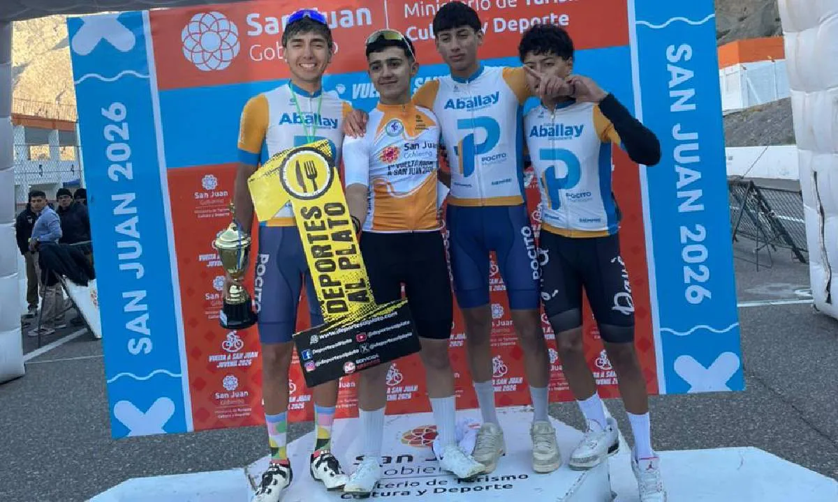 Triunfo de Federico Ambrosí en la Vuelta a San Juan Junior