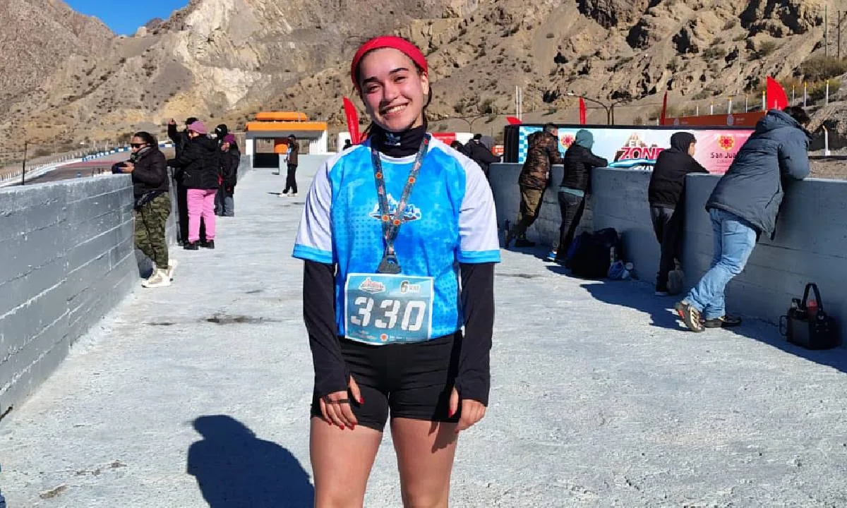 Valentina Castro se destacó en el Zonda Run con un 10° puesto