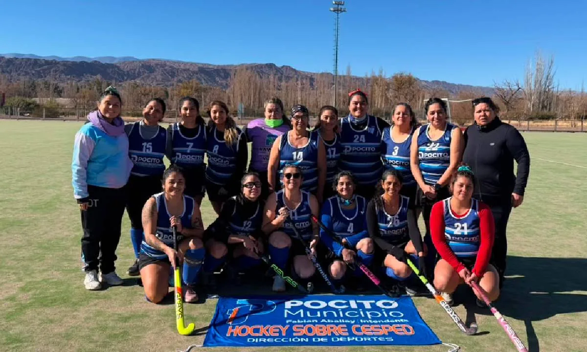 Victoria contundente de las Mamis Hockey en Barreal