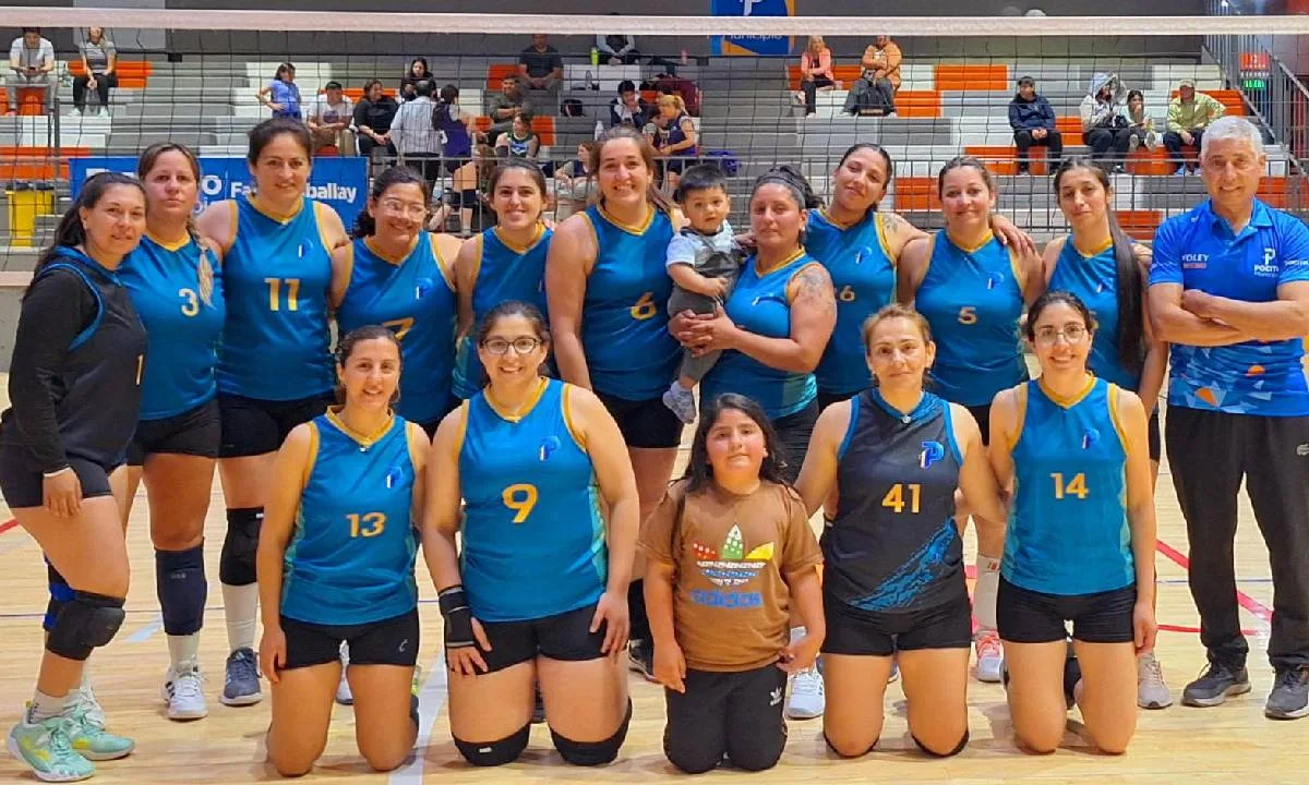Victoria del vóley femenino de Pocito en el Torneo Clausura