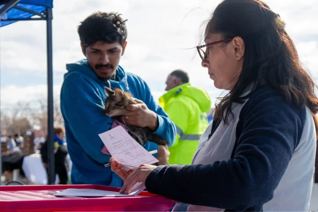 Servicios municipales en Villa 17 de Agosto el 29 de julio