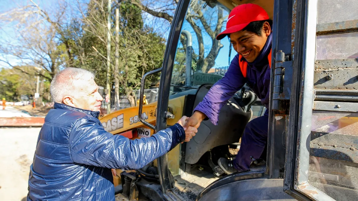 Avanza la repavimentación de la Avenida Agote en Ranelagh