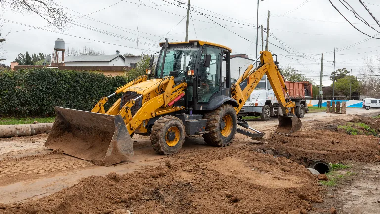 Avanza obra de drenaje en Villa Chingolo para prevenir anegamientos