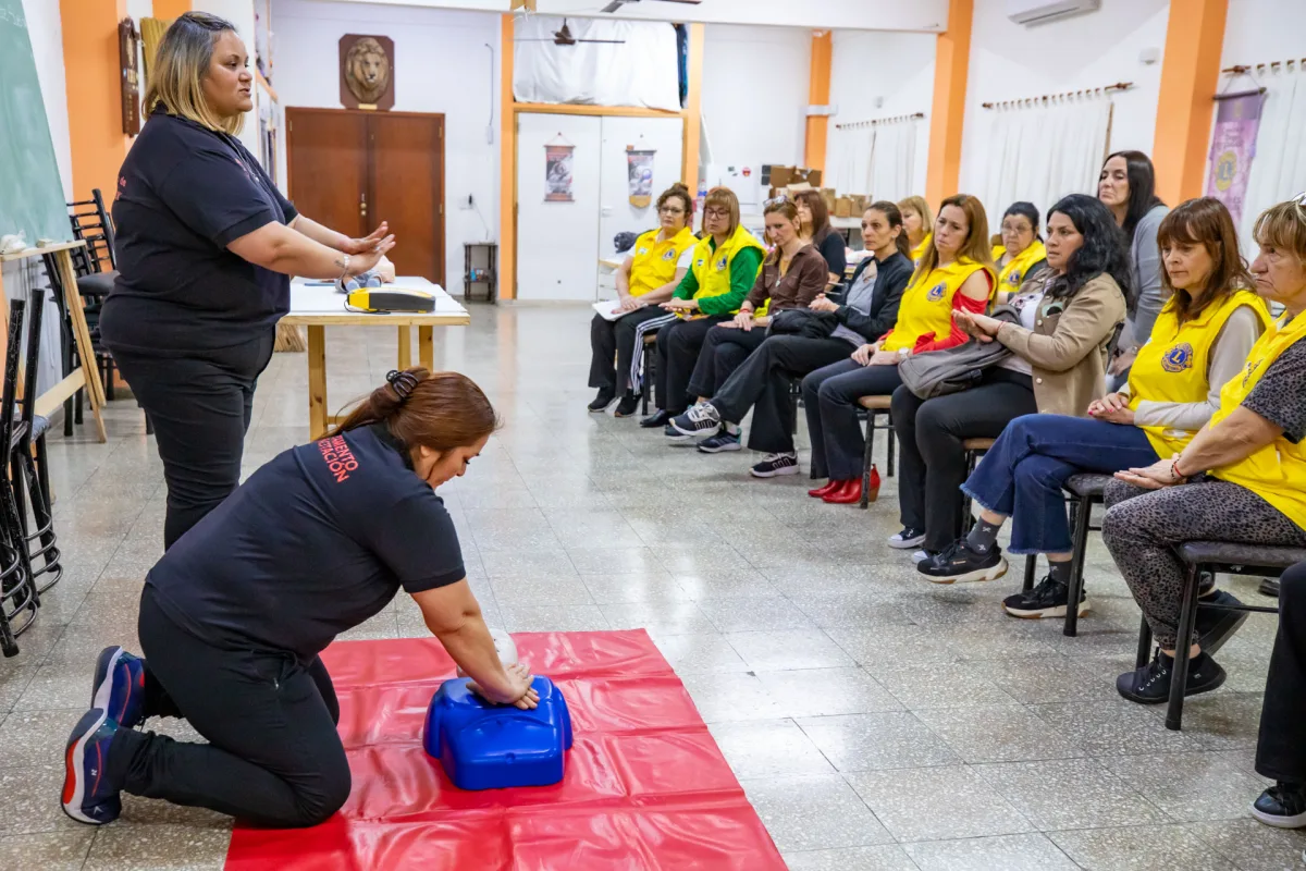 Capacitación en primeros auxilios y RCP en Berazategui