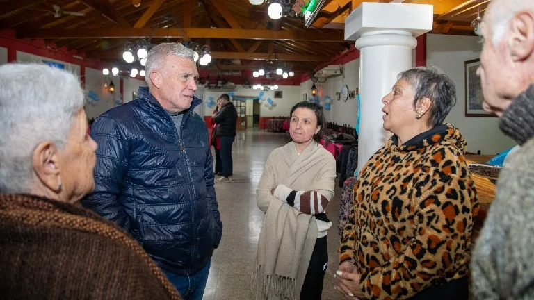 El Centro de Jubilados Celeste y Blanco recibió apoyo municipal