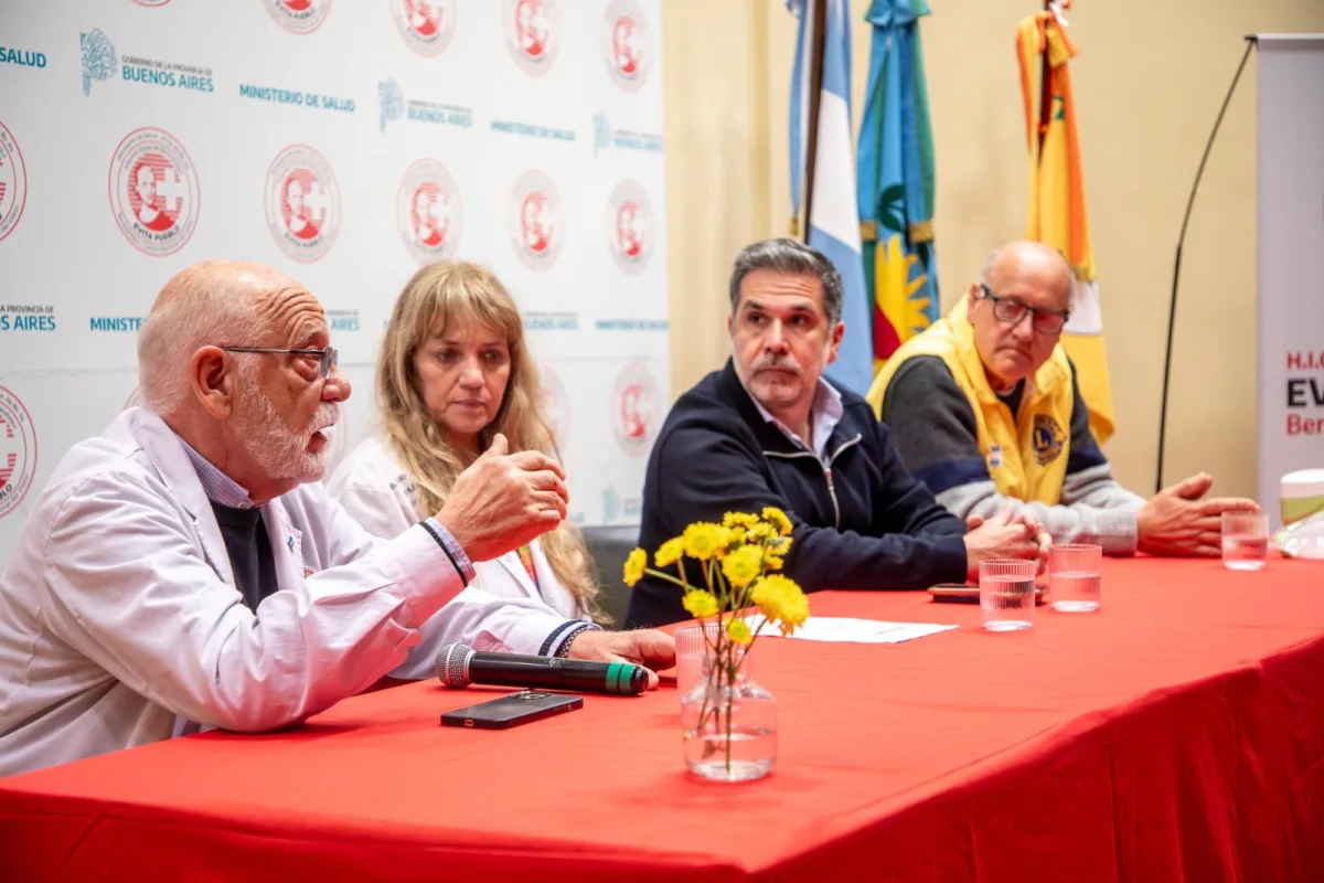 El Club de Leones modernizó equipamiento en hospitales de Berazategui