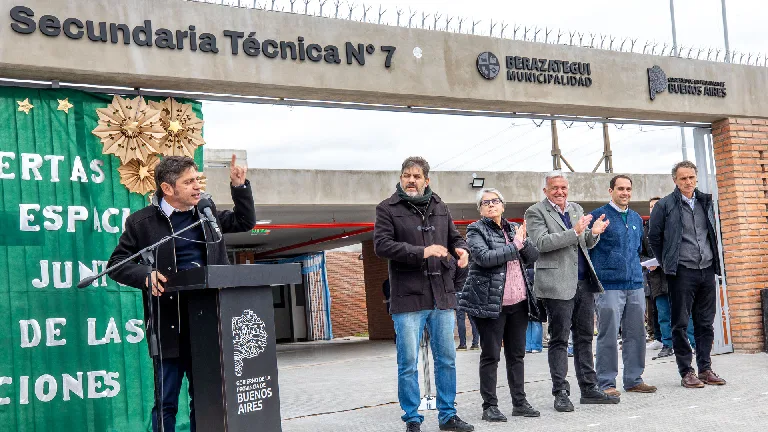 Inauguraron la Escuela Técnica N° 7 en Berazategui