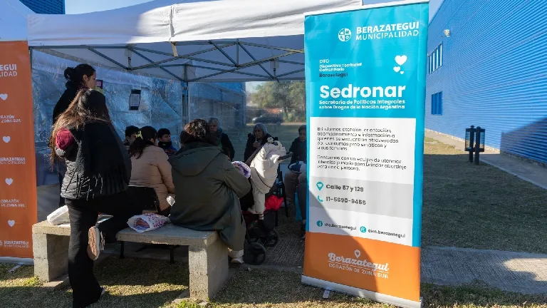 Jornada de salud en Berazategui ofreció testeos gratuitos a los vecinos