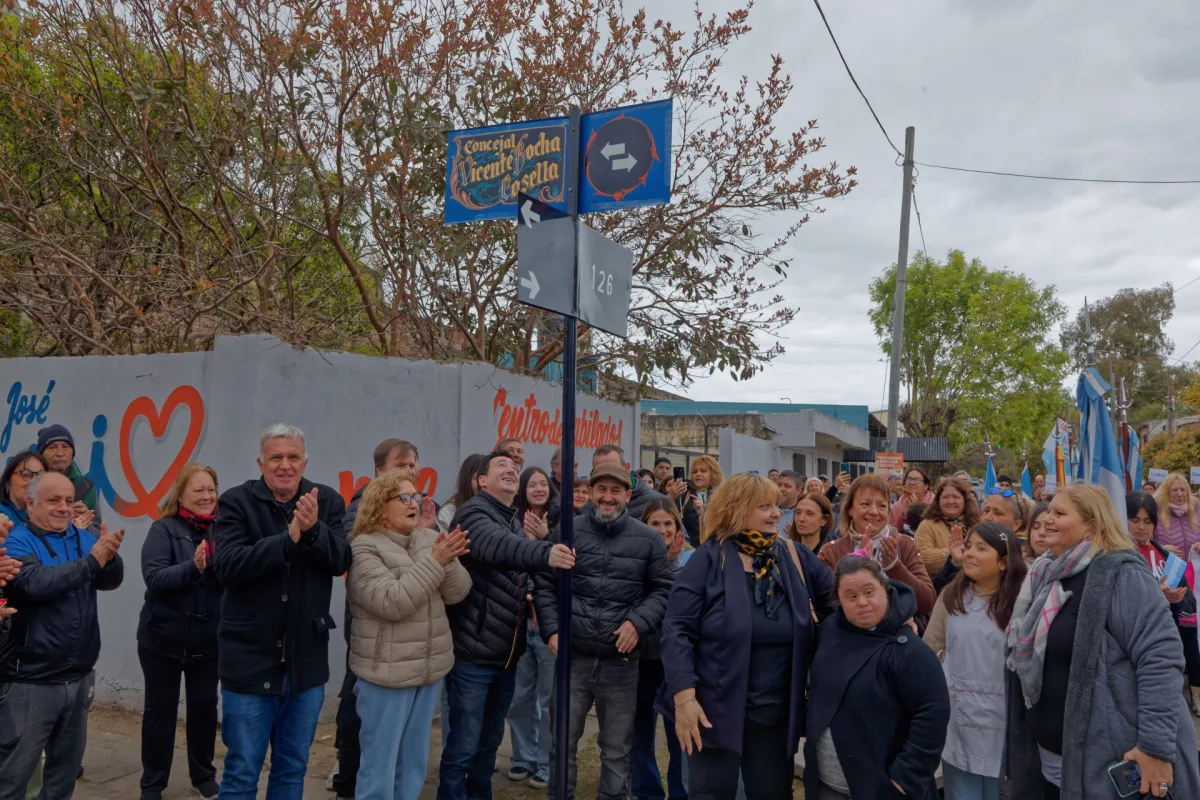 La calle 10 de Berazategui honra a Vicente 'Bocha' Casella