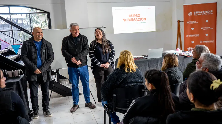 Nueva capacitación en sublimación textil para emprendedores en Berazategui