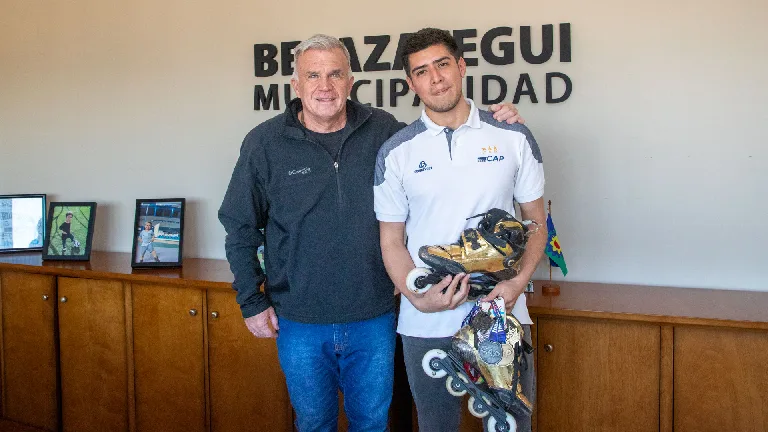 Ulises Díaz representará a Berazategui en Sudamericano de Patinaje
