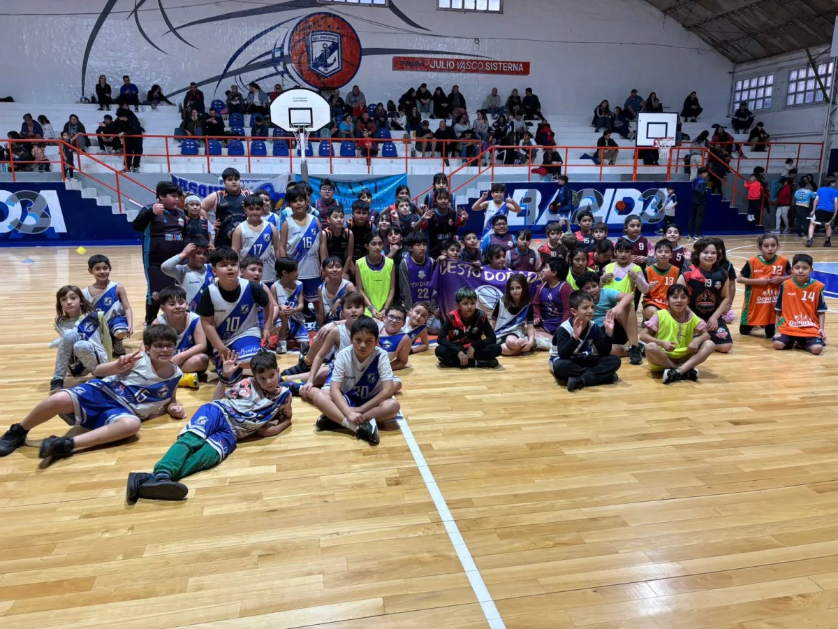 Encuentro de mini básquet en Puerto Madryn este sábado