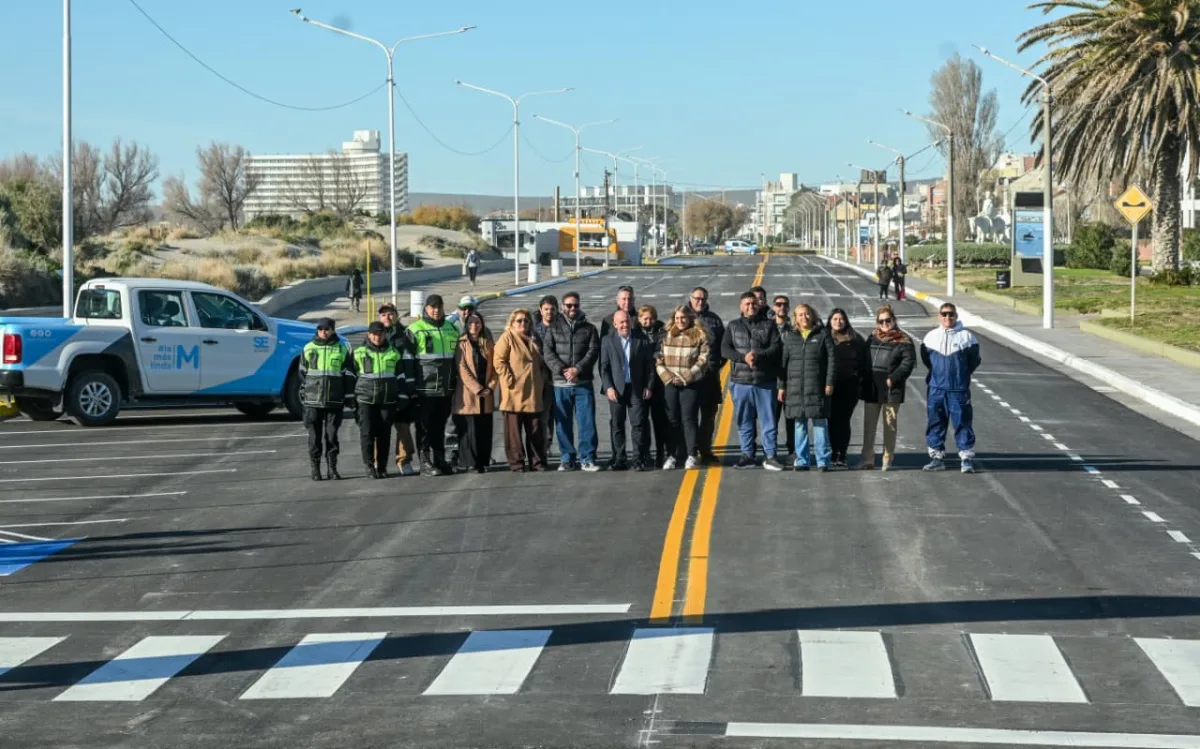 Mejoras en el boulevard Almirante Brown para residentes y turistas