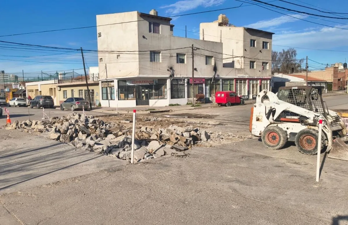 Modificación provisoria en calle 9 de Julio afecta el tránsito en Madryn