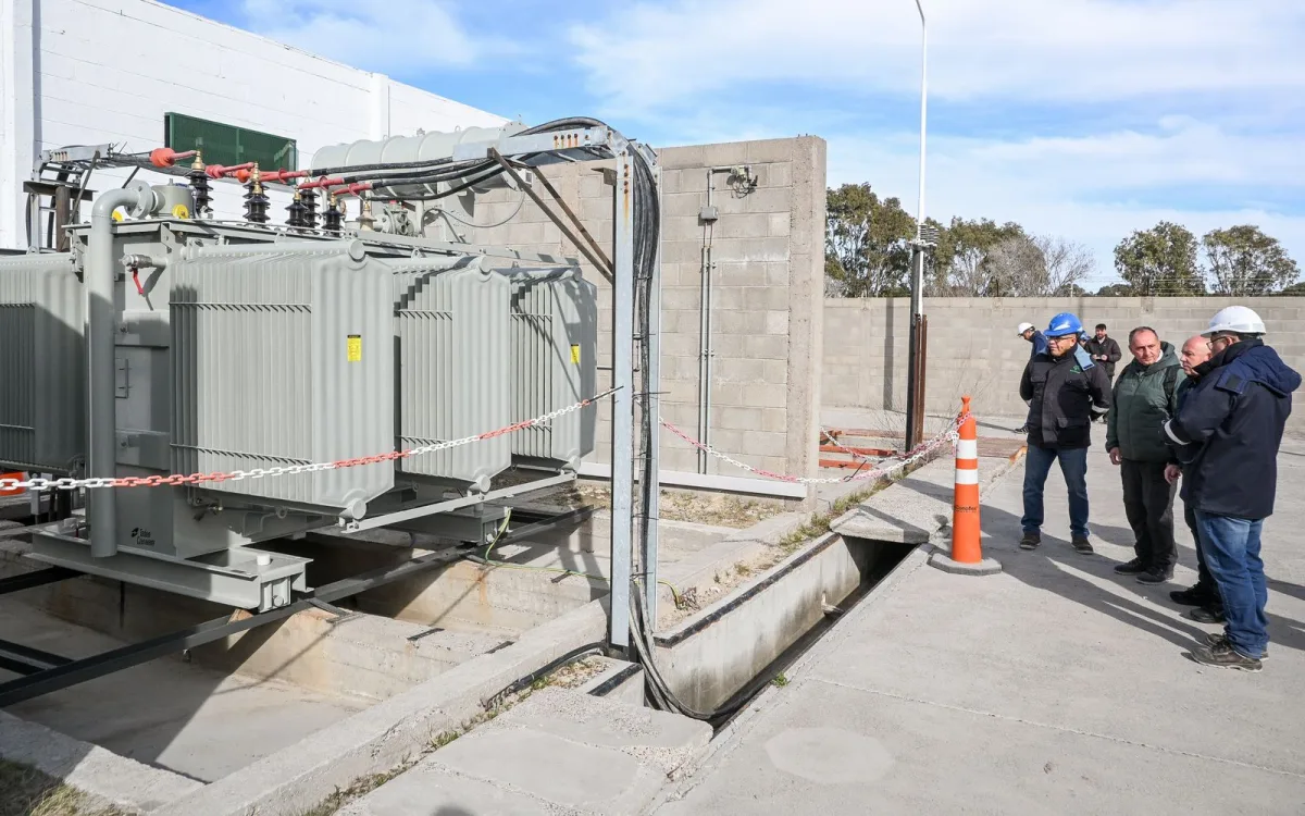Nuevo transformador en Puerto Madryn mejora suministro energético