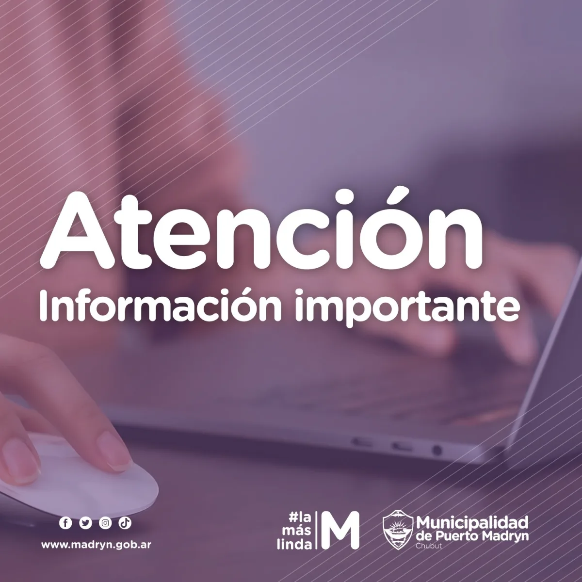 Suspensión de atención en la Dirección de Tierras de Puerto Madryn