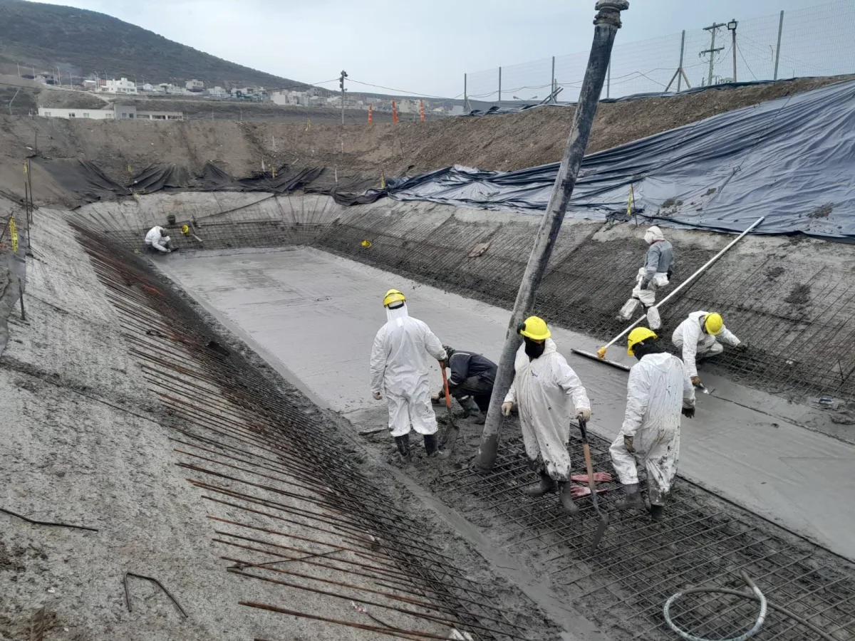 Avanza la optimización de la planta de tratamiento en Rada Tilly