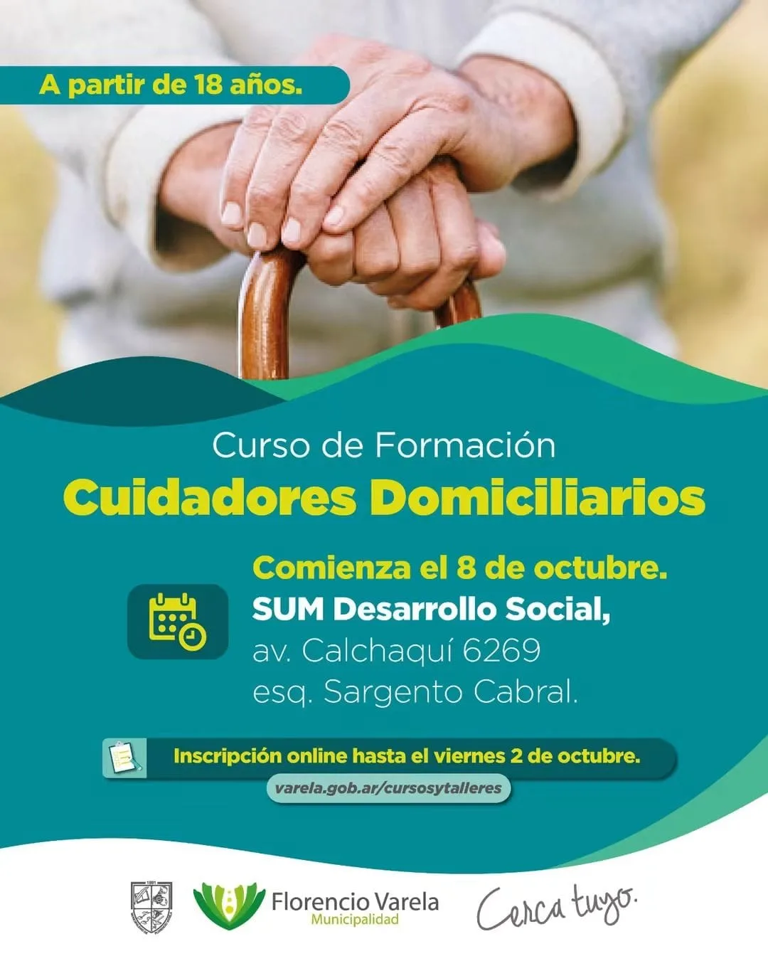 Capacitación en atención a adultos mayores en Florencio Varela