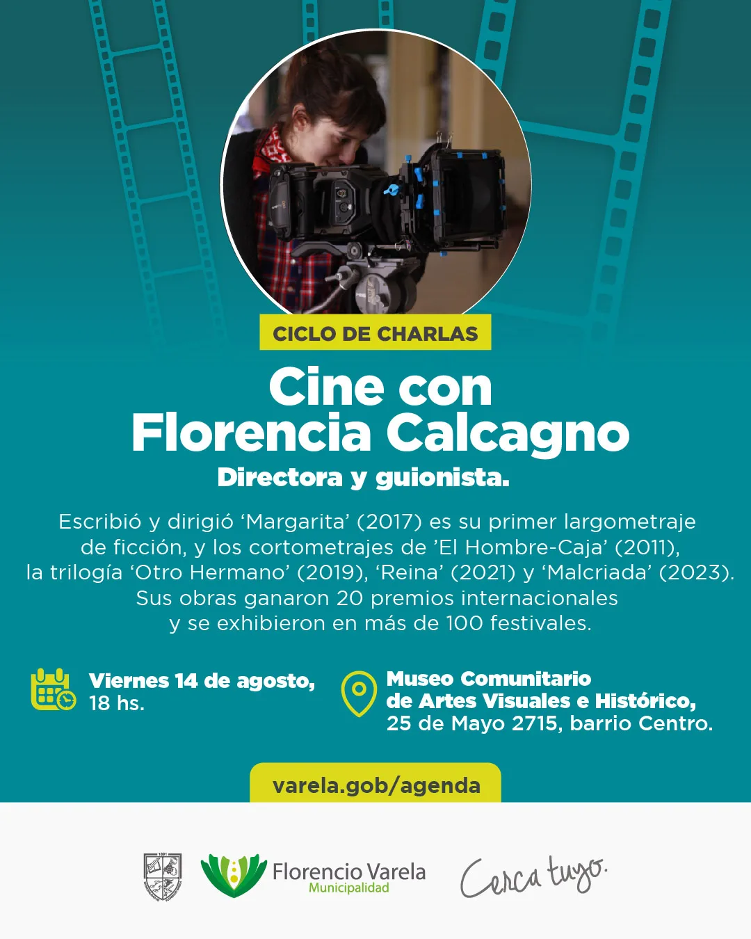 Charla gratuita sobre el mundo del cine en el museo local