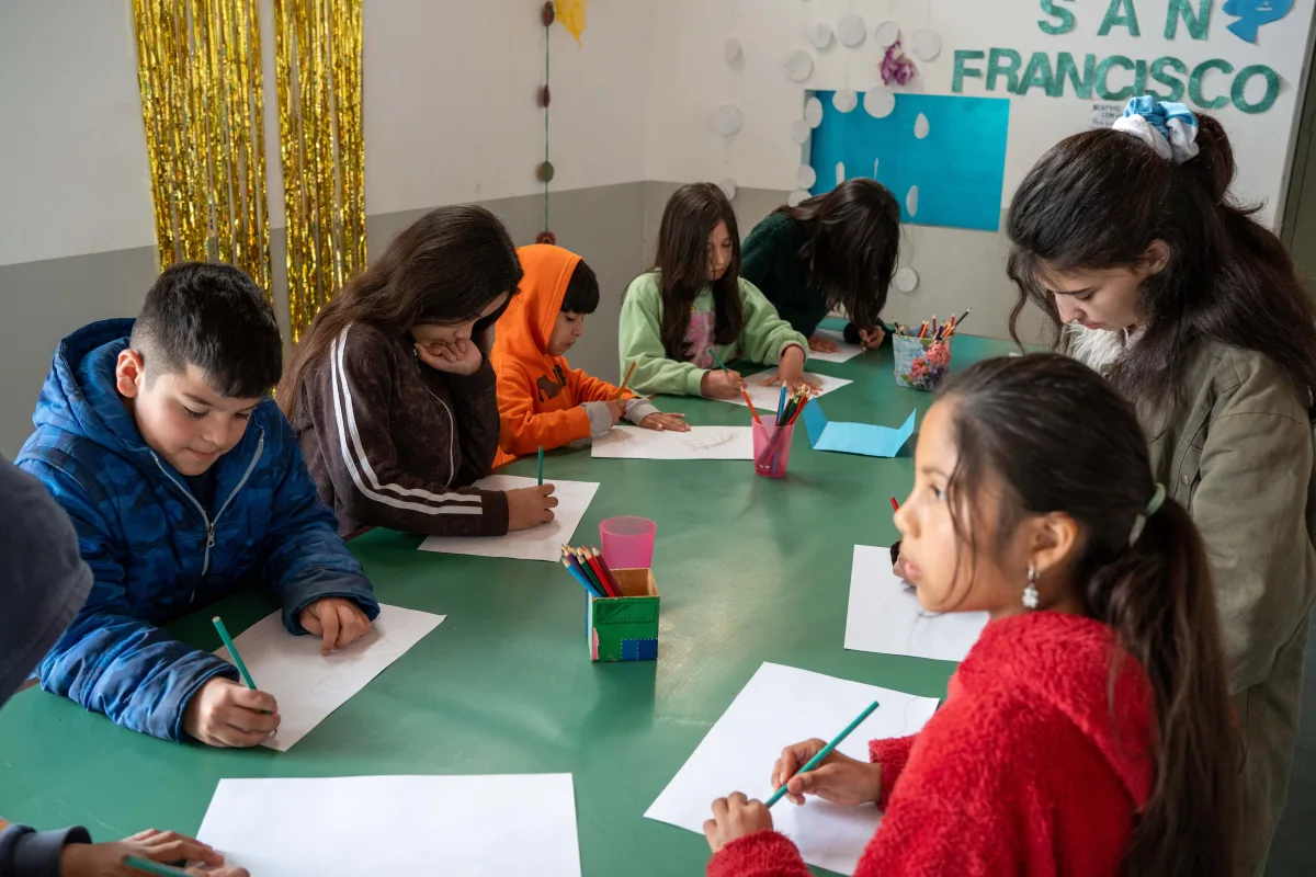 Concurso de dibujo para niños en San Francisco Chico