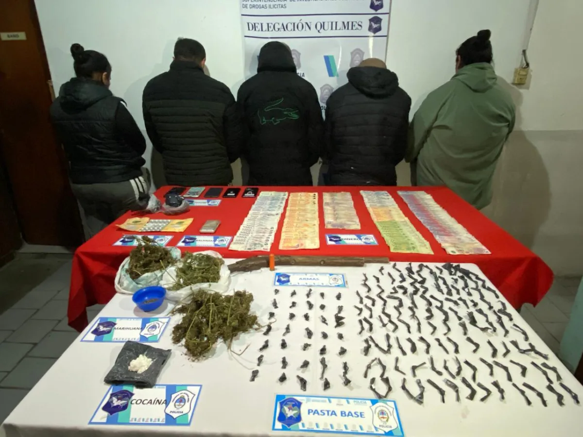 Detienen a cinco personas en operativo contra el narcomenudeo