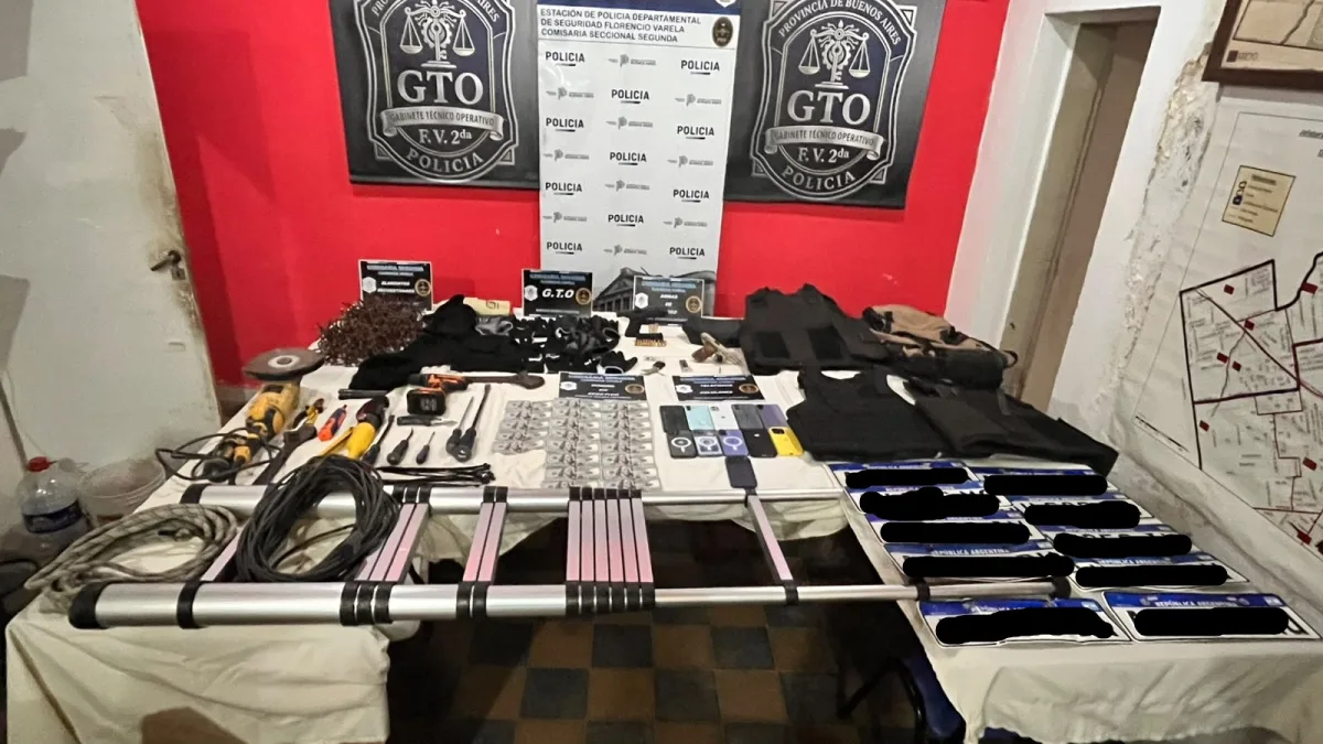 Detienen a once personas por robos en Florencio Varela y Quilmes