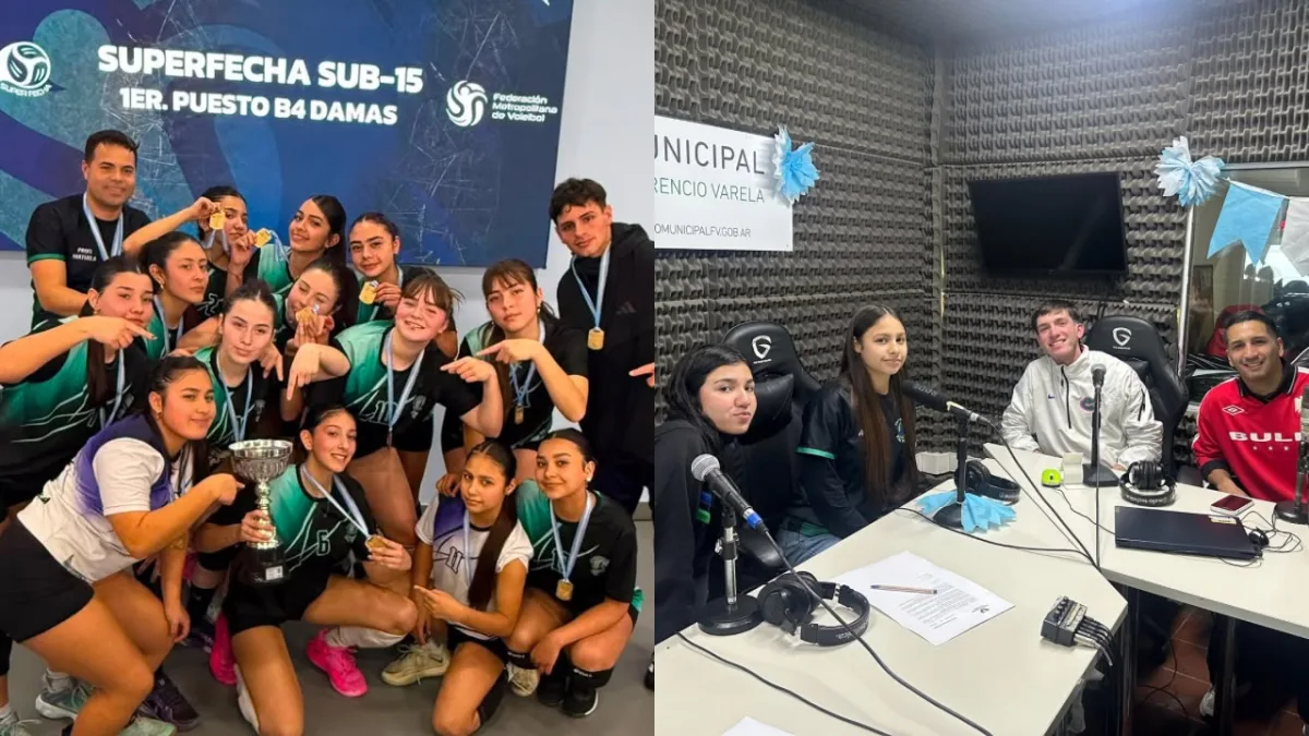El vóley Sub-15 de Varela se consagró campeón en torneo metropolitano