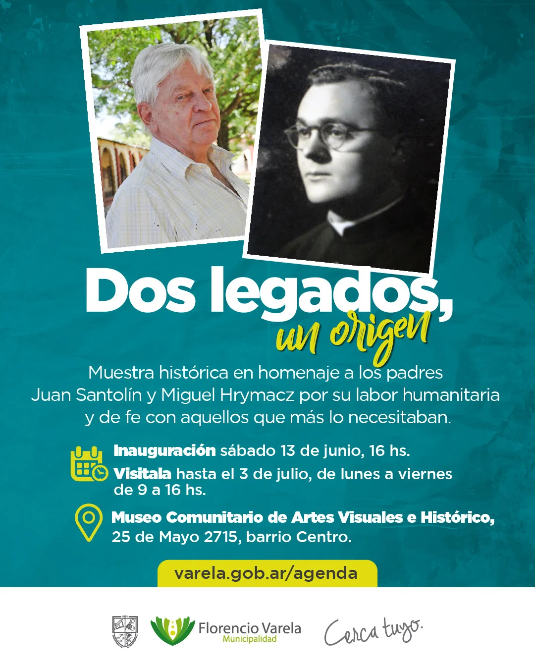 Exhibición rinde homenaje a sacerdotes en Florencio Varela