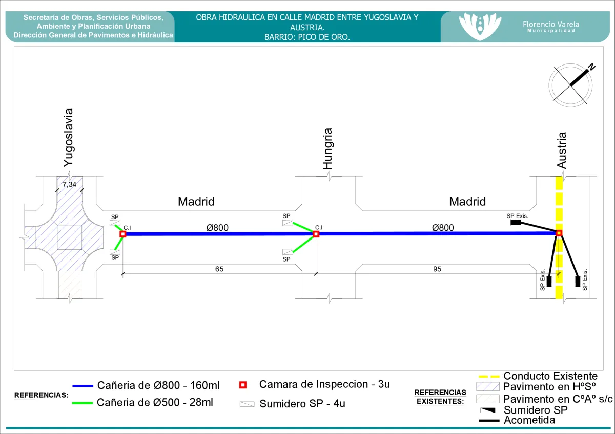 Inician obras de drenaje en la calle Madrid de Pico de Oro