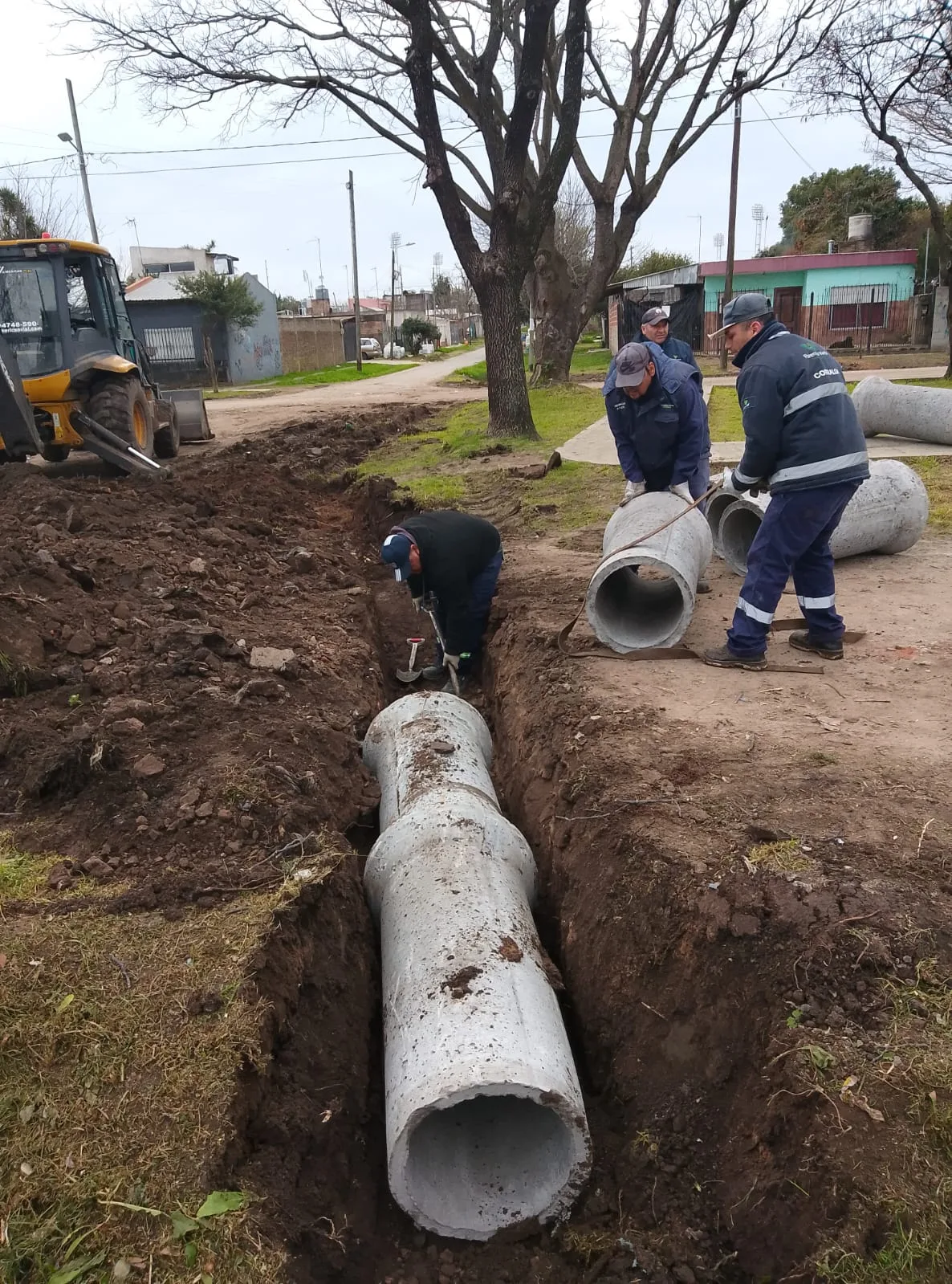 Mejoras en el sistema de drenaje en varios barrios