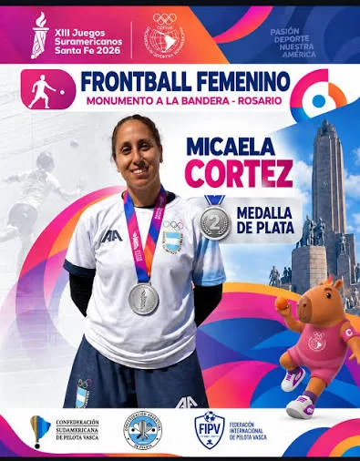 Micaela Cortez ganó plata en los Juegos Suramericanos 2026