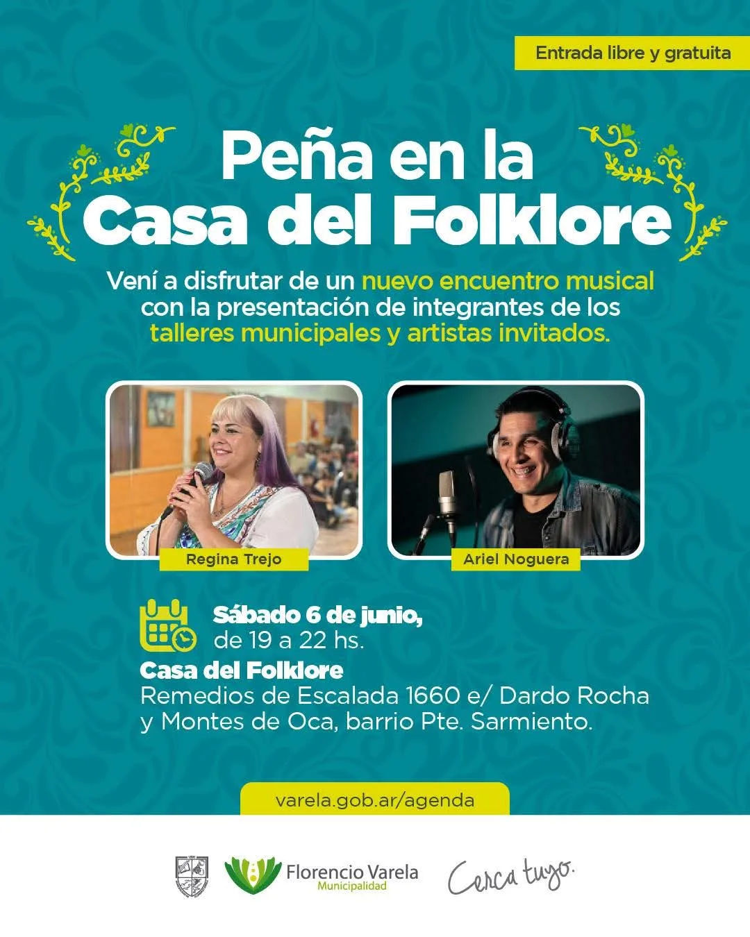 Nueva peña mensual en la Casa del Folklore para disfrutar en familia