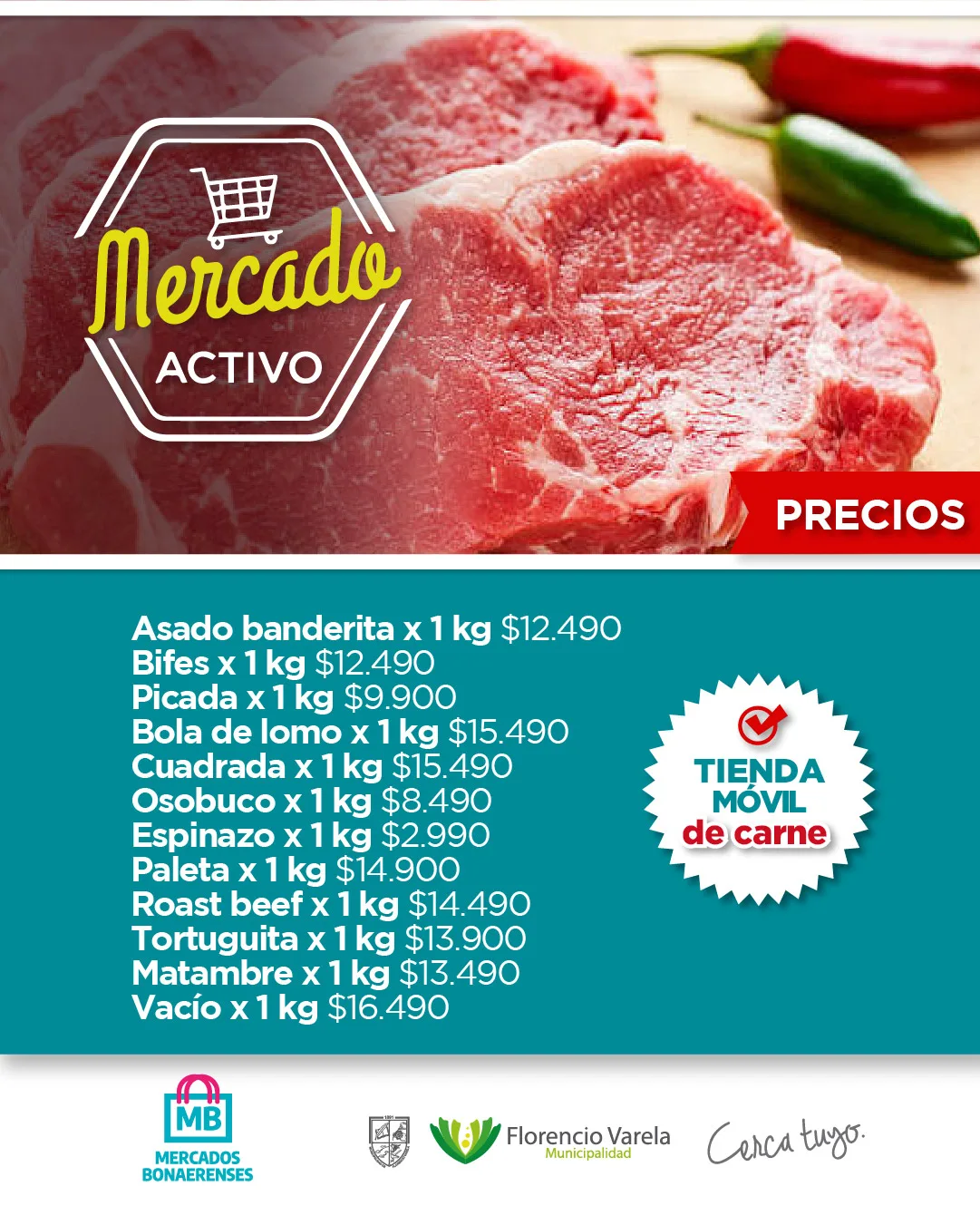 Nueva tienda móvil de carnes en Varela para alimentos accesibles