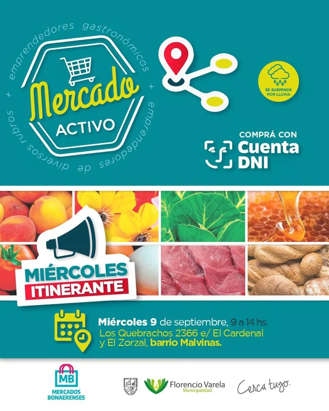 Nuevo Mercado Activo recorrerá barrios de Malvinas