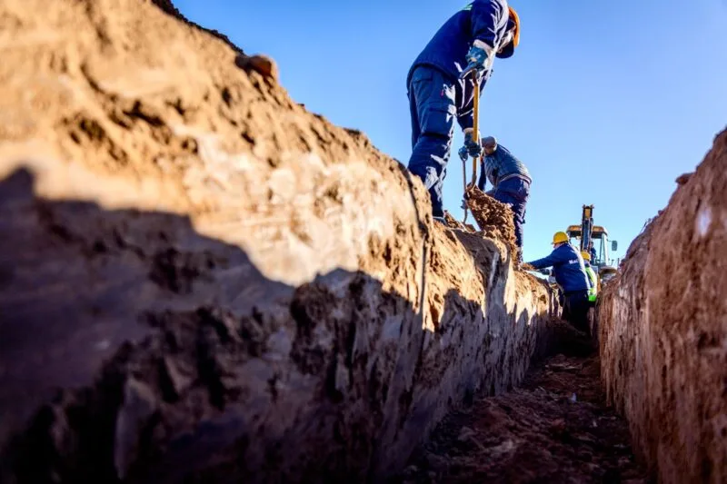 Ampliación de la red de agua en Portal del Sur beneficiará a 54 familias