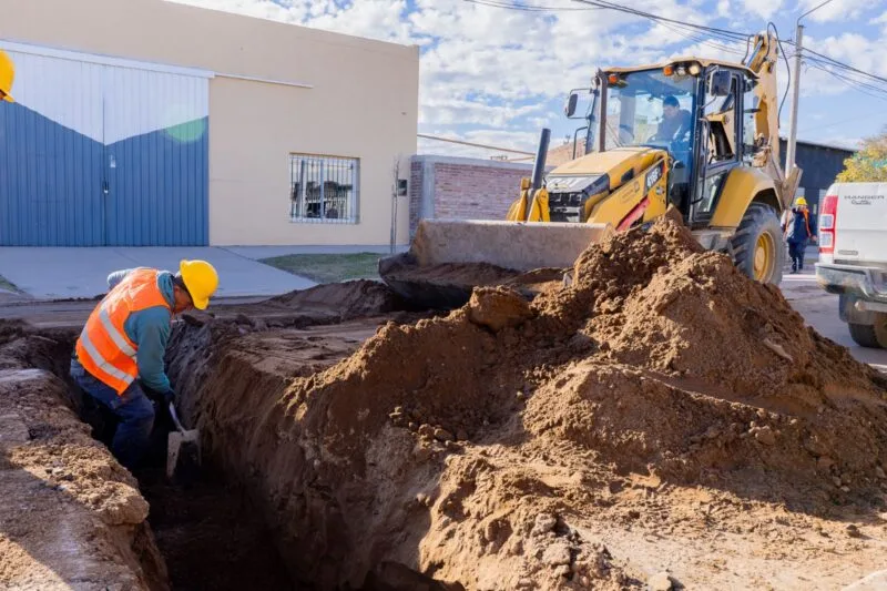 Finalizó el recambio cloacal en la calle Juan XXIII de Santa Rosa