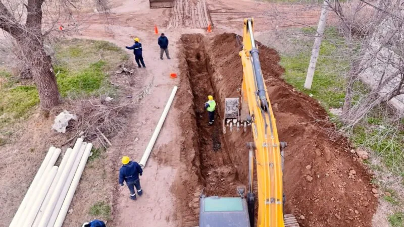 Nueva red de cloacas en Villa Germinal beneficiará a 600 familias