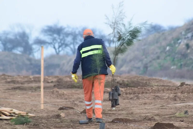Santa Rosa plantó 625 árboles en el Relleno Sanitario