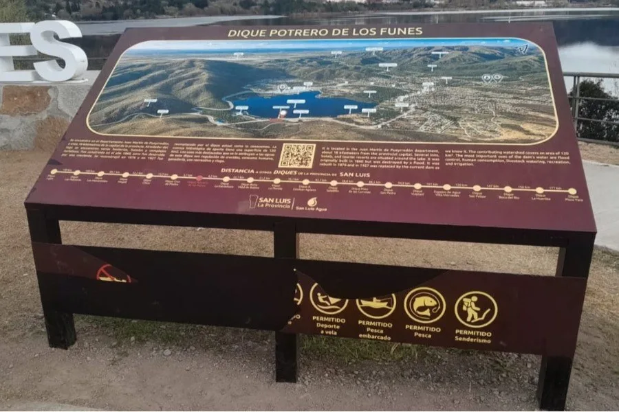 Vandalismo afecta nueva cartelería turística en Potrero de los Funes