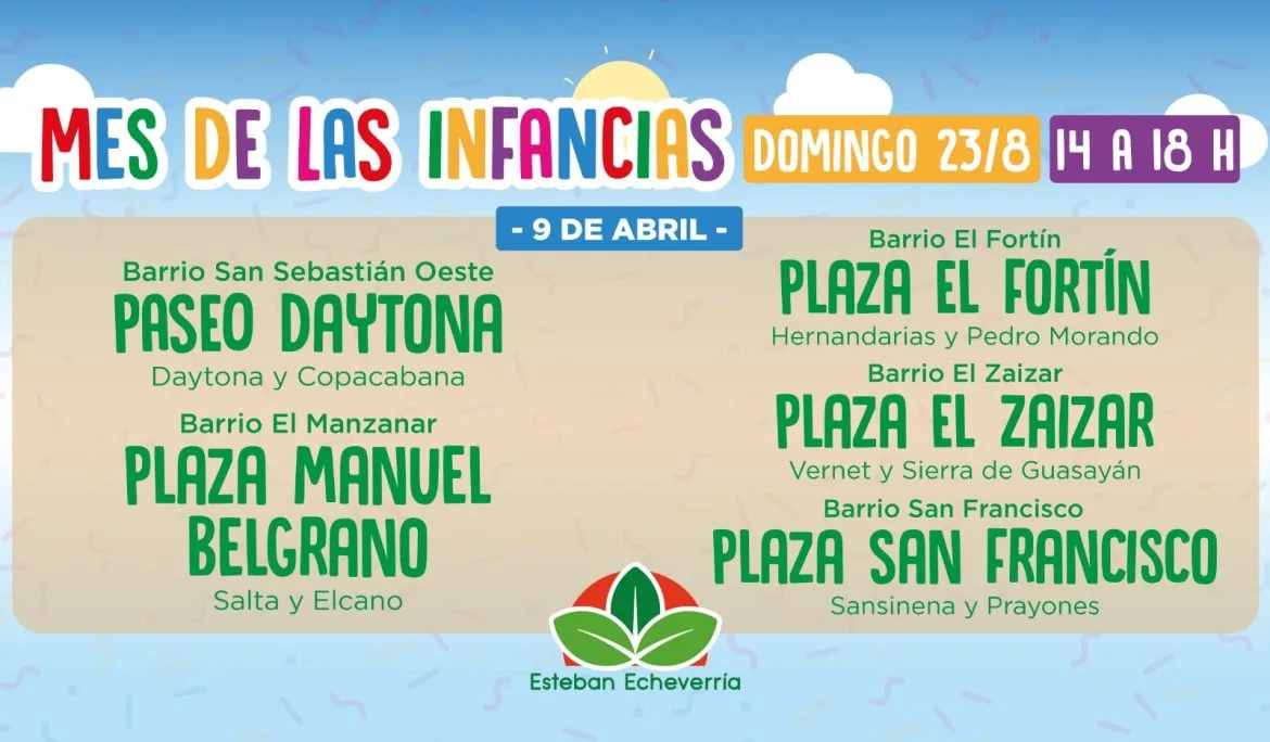 Actividades gratuitas para el Mes de las Infancias en 9 de Abril