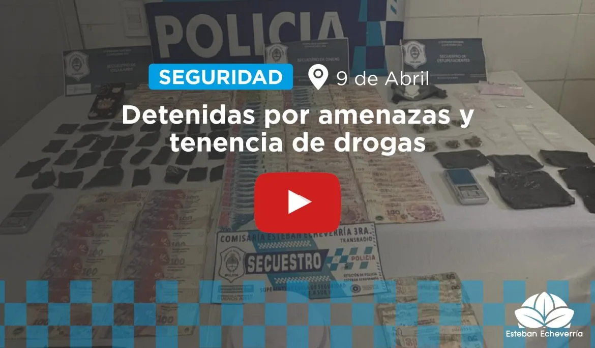 Desarticulan venta de drogas en 9 de Abril con dos detenidas