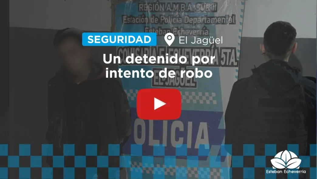 Detenido por intento de robo en comercio de El Jagüel