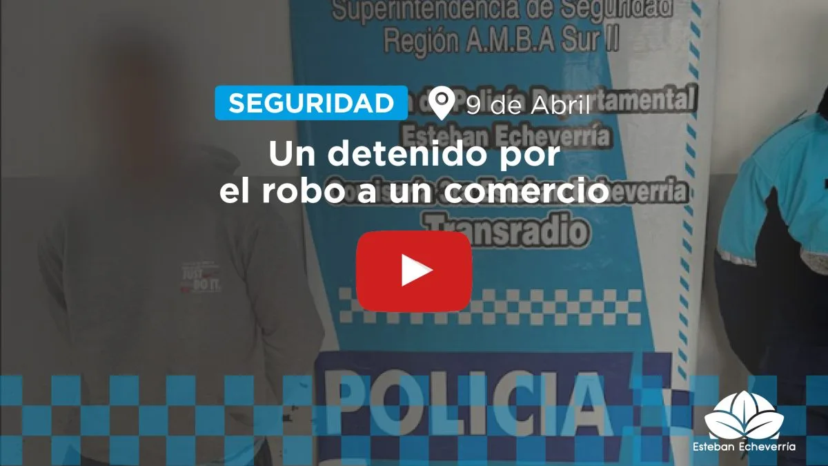Detenido tras violento robo en comercio de 9 de Abril