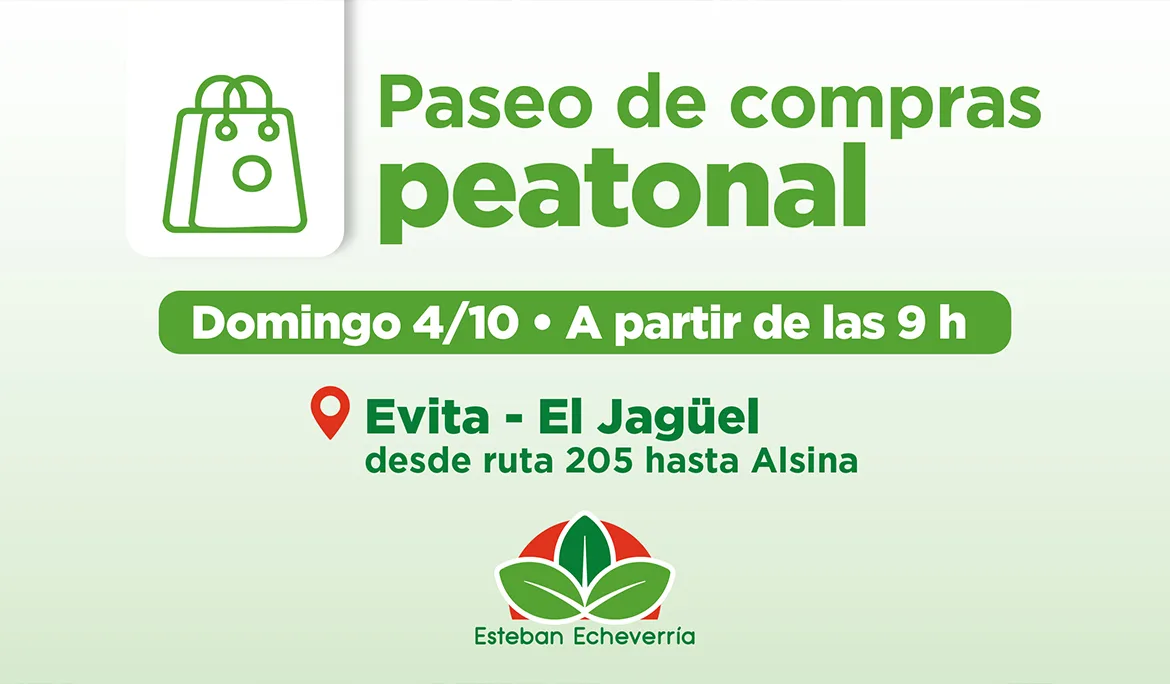 El Jagüel contará con un nuevo paseo de compras peatonal