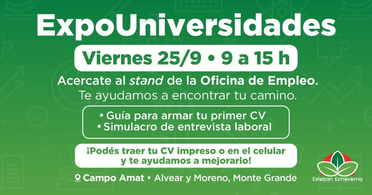 ExpoUniversidades y Festival de la Juventud en Esteban Echeverría