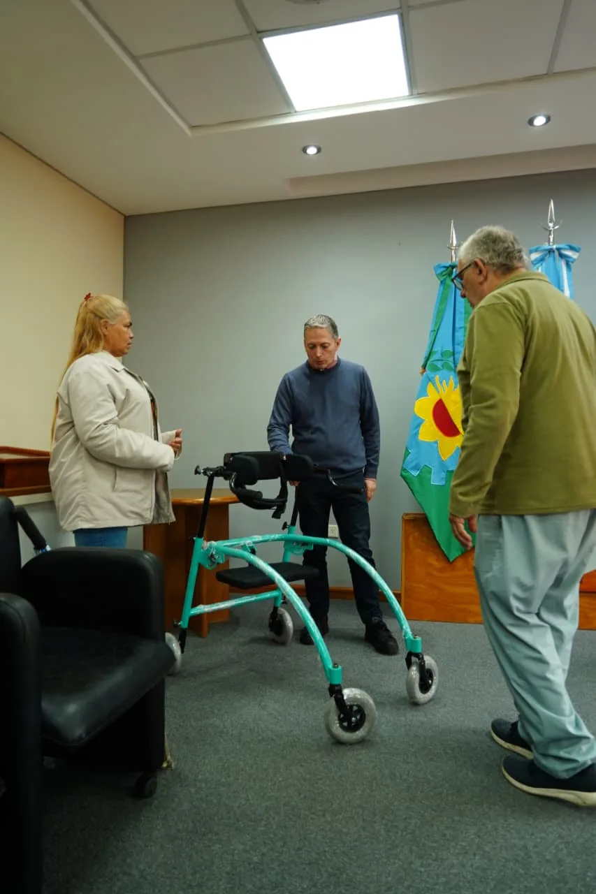 Mejoras en la movilidad de un vecino de Monte Grande