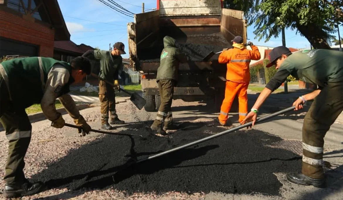 Mejoras en la seguridad vial con nuevos trabajos de bacheo